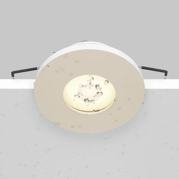 Łazienkowa lampa wpustowa Stark DL083-01-GU10-RD-W IP65 okrągła biała