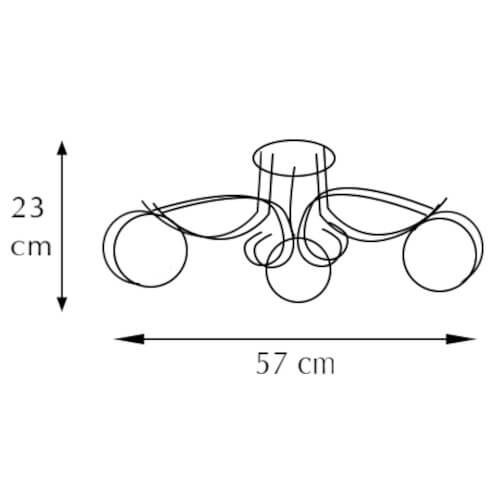 Kryształowa lampa sufitowa 8965/5 8C nad stół chrom