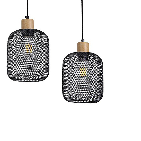 Wisząca lampa loftowa Grendel 3132 kaskada metalowa nad stół czarna
