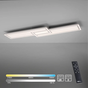 Sufitowa lampa sterowana pilotem EDGING biała 14875-16 1xLED 36W 2700-5000K CCT