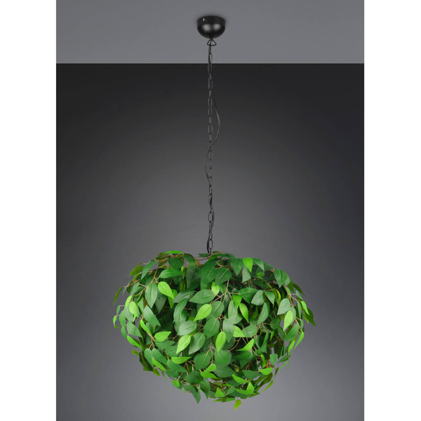 Lampa wisząca do jadalni Leavy R10464015 RL Light liście zielona czarna