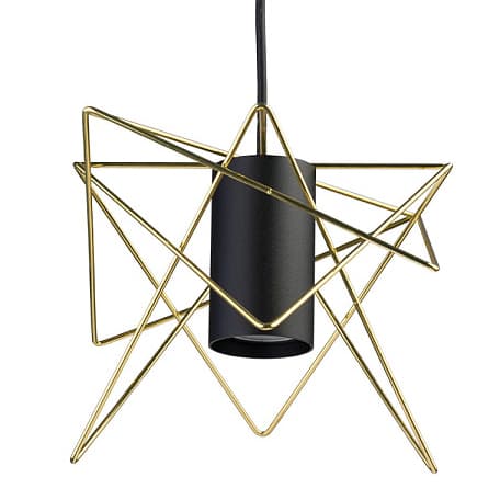 Kinkiet designerski druciany Gstar 8285 Nowodvorski czarny mosiądz