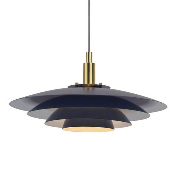 Wisząca lampa nad stół Bretagne 39489910 do jadalni szary
