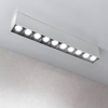 Prostokątna lampa natynkowa 1063 Domeno LED 30W 3000K oczka do pokoju biała