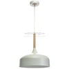 LAMPA wisząca TAYLOR MLP6217 Milagro skandynawska OPRAWA metalowy ZWIS kopuła biała