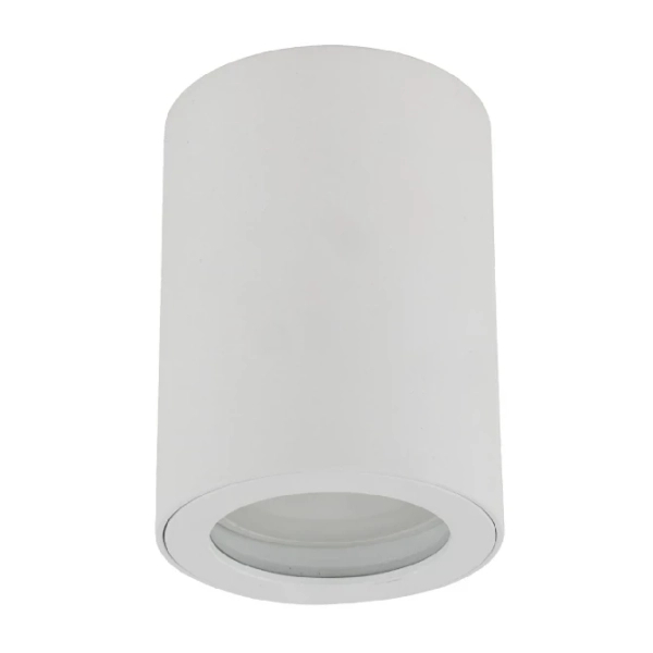 Sufitowa lampa natynkowa Ligno 10932 tuba okrągły IP44 biały