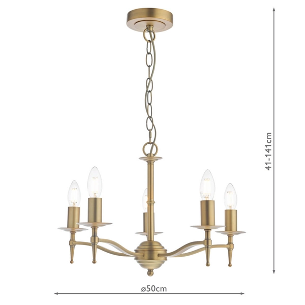 Żyrandol regulowany Marble MAR0545-EH Dar Lighting świecznikowy zwis mosiężny