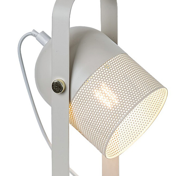 Lampka biurkowa Ronnie 5255 na biurko ruchoma ażur nowoczesna beżowa