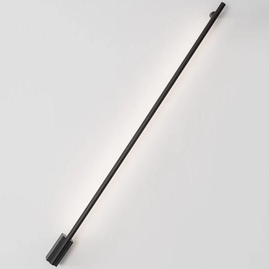 Ścienna LAMPA industrialna BUIN LE41366 Luces Exclusivas metalowa OPRAWA kinkiet LED 15W 3000K tuba czarna