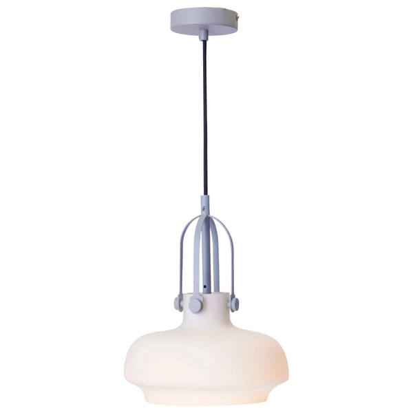 LAMPA wisząca FIANO LP-3763/1P CZARNY Light Prestige szklana OPRAWA industrialna ZWIS czarny