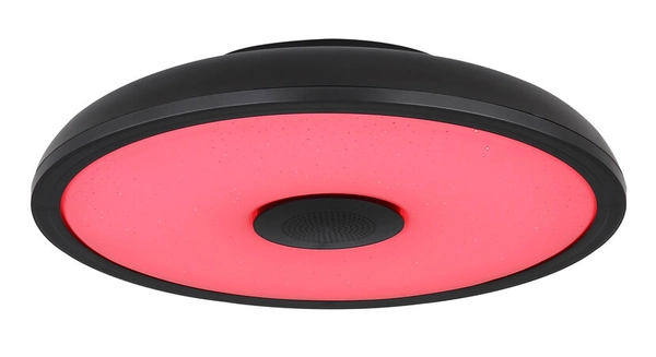 Lampa sufitowa Raffy 41366B z głośnikiem LED 18W 3000-6500K czarna
