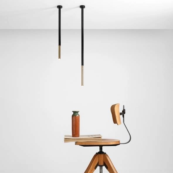 Regulowana lampa sufitowa STICK 1067PL_G1_L Aldex metalowa tuba czarna