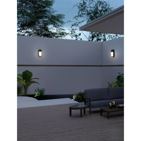 Elewacyjna lampa na taras LANDIRA LE75249 LED 9W 3000K IP65 antracyt