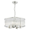 Regulowana wisząca lampa Eltham ELT0438-EH Dar Lighting crystals srebrna