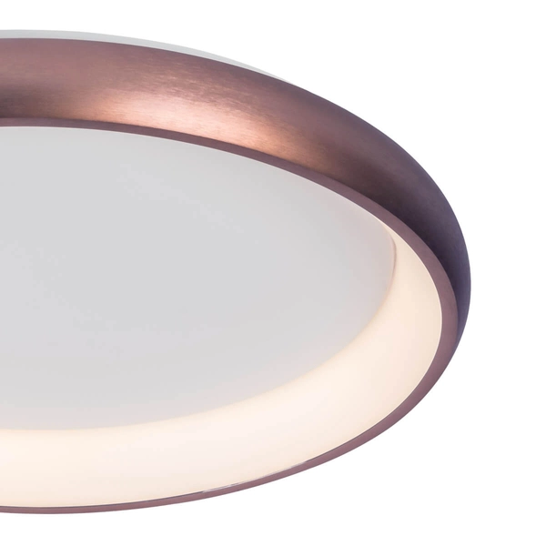 Sufitowa ledowa lampa Antonio AZ5071 50W okrąg brązowy