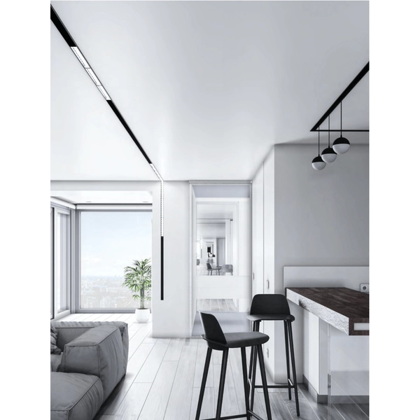 Owalna lampa szynowa ścieżka świetlna Points TR082-1-6W3K-M-B LED 6W 3000K czarny