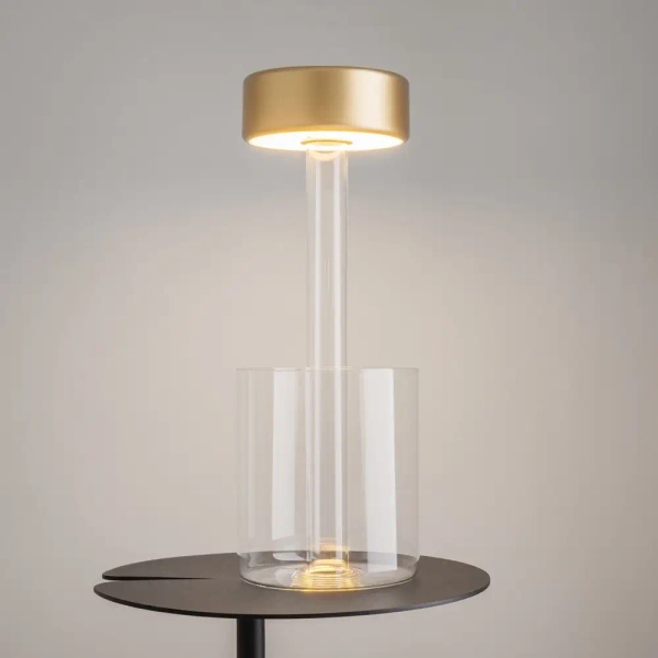 Stolikowa lampka AI Colaboration MOD229TL-L3G3K1 LED 3W 2200-4000K złota