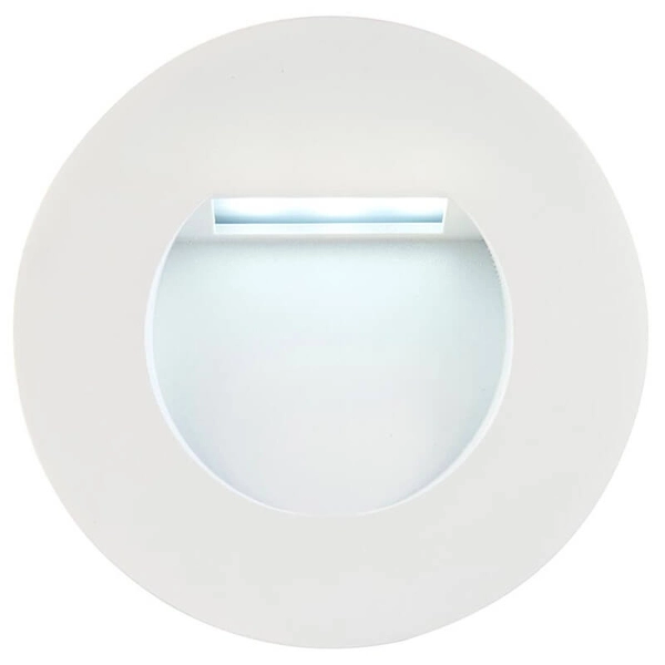 Ramka okrągła do lampy schodowej Albus 103853 biała