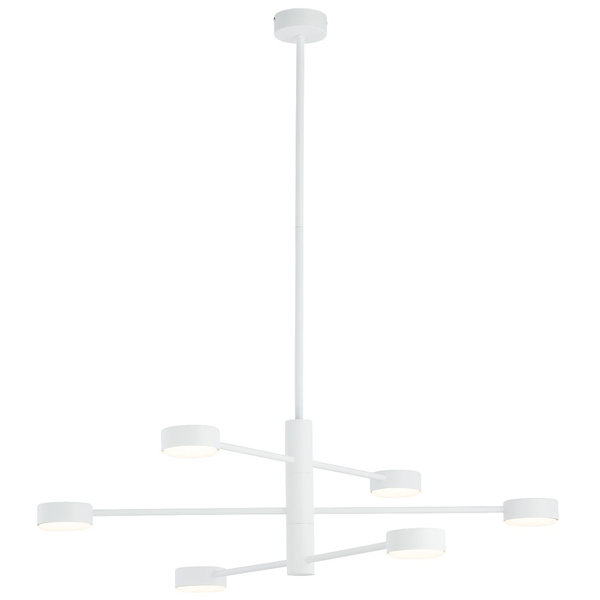 Loftowa LAMPA sufitowa ORBIT 7942 Nowodvorski regulowane pręty sticks molekuły do sypialni białe