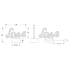 Stołowa lampa love Amor R55931101 LED 1W USB różowy biały