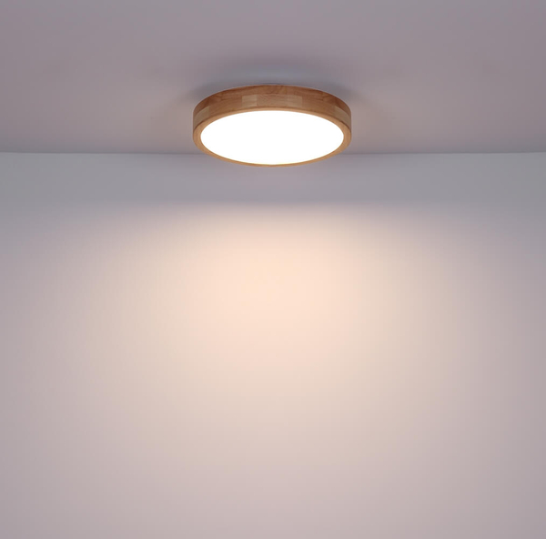Lampa sufitowa Rainer 41745-24 do pokoju LED 24W 2700-6500K drewniana