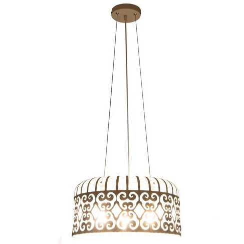 LAMPA wisząca ALESSANDRA 2163 Rabalux ażurowa OPRAWA metalowy zwis vintage biały
