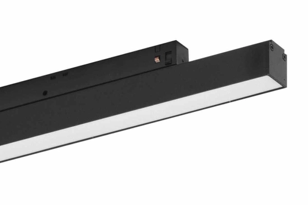 Podłużna lampa do systemu magnetycznego Saga AZ4603 LED 12W czarna
