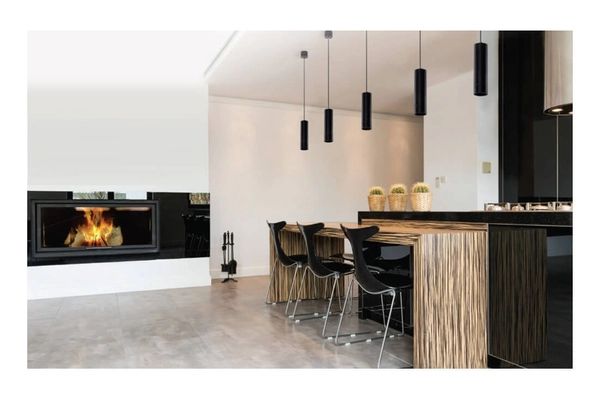 Loftowa lampa wisząca Galileo AZ4069 nad wyspę LED 15W czarna