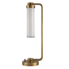 Retro lampa na stół Wynwood QN-WYNWOOD-TL-VBS z przełącznikiem mosiądz