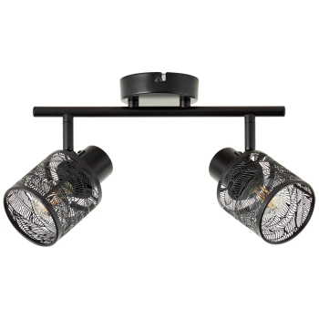 Podwójna lampa sufitowa Bano 99869/76 z regulacją czarny