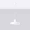 Owalna lampa wisząca BILO SL.1702 biała metalowa 1xE27