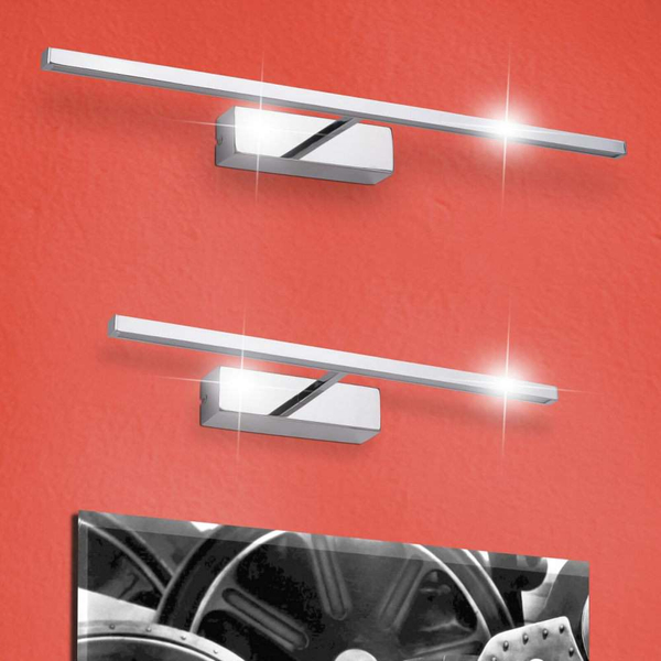 Kinkiet LAMPA ścienna PICTURE SLIM 3910 Rabalux metalowa OPRAWA galeryjka LED 12W 4000K listwa nad obraz chrom