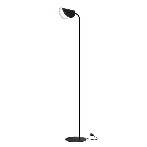 Minimalistyczna lampa podłogowa Mollis MOD126FL-01B czarna