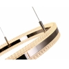 Pierścieniowa lampa wisząca ARKADIA ST-6376-80 1xLED 40W 3000K crystals