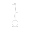 Szklana lampa wisząca ALUR L 10736102 zwis do przedpokoju biały