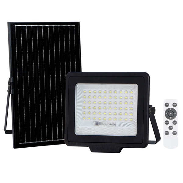 Oprawa solarna Norla SLR-42563-200W Italux LED 200W 4000K IP65 do ogrodu czarna
