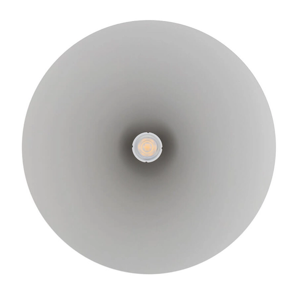 Zwisowa lampa z kloszem Zenith 10878 Nowodvorski nad stół jasnoszara