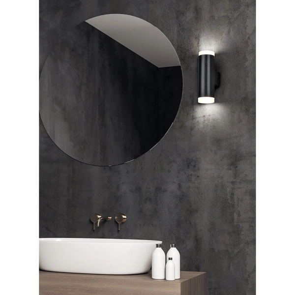 Kinkiet ścienny góra-dół RAY 283110232 LED 4W 3000K IP44 do łazienki czarny