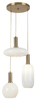 LAMPA wisząca SINOPIA 5225 Rabalux szklana OPRAWA zwis kaskada biały złoty