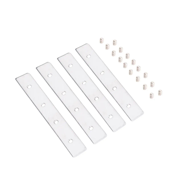 Łączenie szyny wpuszczanej z kątownikiem Magnetic MA0029 białe