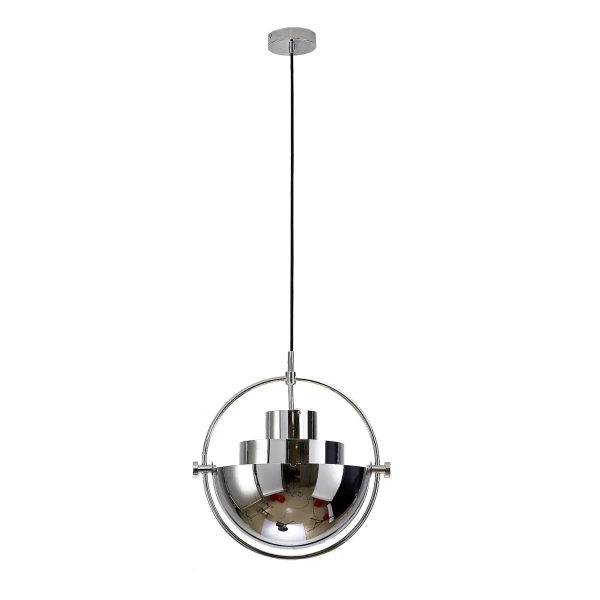 Lampa wisząca art deco Mobile ST-8881 CHROME Step do salonu pierścień chrom