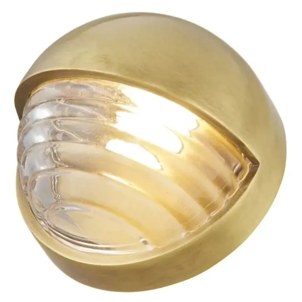 Modernistyczna lampa ścienna Palais QN-PALAIS-WS-VBS LED 9W 3000K mosiądz