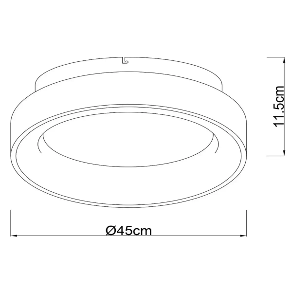 Sufitowa lampa do kuchni MIRAGE 36114/27/31 Lucide LED 33W 2700K biały