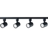 System szynowy SNOW LP-737 BK SET Light Prestige metalowa OPRAWA zestaw listwa z reflektorkami czarne