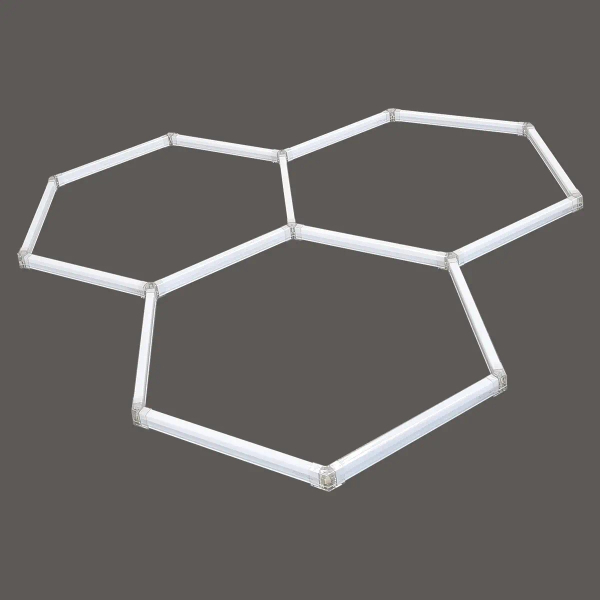 Ledowy plafon natynkowy Geometric LP-0209/3C 4K LED 4000K IP44 biały