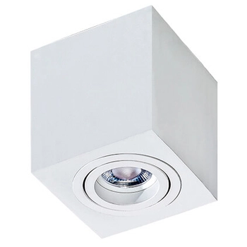 Kuchenna lampa sufitowa Brant regulowana biała cube