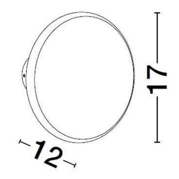 Kinkiet ścienny jadalniany REYES LE44715 LED 14W 3000K betonowy biały