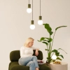 Łazienkowa lampa sufitowa HALO SL.1723 kulista szklana biała oliwkowa