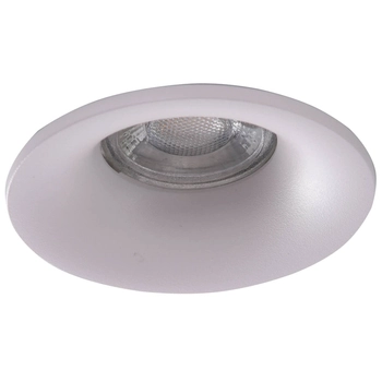 Biała lampa wpuszczana Adamo AZ1483 Azzardo metalowa do przedpokoju