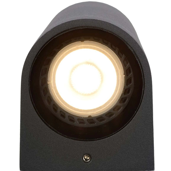 Elewacyjny kinkiet metalowy Zaro 69801/01/30 nowoczesna tuba czarna